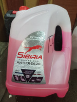 Антифриз для двигателя автомобиля SIBIRIA ANTIFREEZE G12+ (-50), охлаждающая жидкость Сибирия в авто, от -50С до +120С, карбоксилатный красный G12+ 10 кг, готовый к применению #8, Дмитрий К.