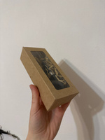 Коробка картонная подарочная крафтовая с прозрачным окошком 17х7х4 см 500 мл 12 шт. Коричневый упаковочный контейнер. Одноразовая посуда на день рождения праздник, для подарков, конфет #3, Ирина С.