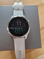 Часы Garmin Fenix 7S, серебристые с белым ремешком 010-02539-03 #4, Кирилл С.