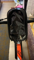 велосипедная сумка с креплением на руль, велосумка держатель для телефона, ключей, серая #8, Евгений Ш.