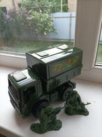 Набор машинок для мальчиков Нордпласт: пикап, фургон, солдатики 2 штуки, военная техника, Игрушки для мальчиков #88, Ирина М.