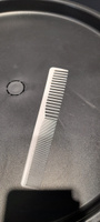 Gressio, Парикмахерская расческа - гребень для мелирования, окрашивания и стрижки волос комбинированная (разные зубчики) со скошенным краем белая 18 см #1, Инна С.