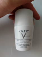 Vichy Шариковый дезодорант для чувствительной кожи с защитой 48 часов, роликовый антиперспирант от запаха пота для женщин и мужчин, 50 мл #78, Ольга К.