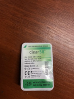 Контактные линзы ClearLab Clear 58 Ежемесячные, -02,50 / 14.0 / 8.3, 6 шт. #16, Анна В.