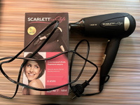 Scarlett Фен для волос SC-HD70IT10, 1400 Вт, черный #5, Роман М.
