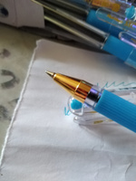 Ручка шариковая MunHwa MC Gold, цвет чернил голубой, 12 шт #4, Екатерина М.