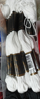 Нитки мулине Bestex 24 шт*8 м, нитки для вышивания, мулине хлопок, цвет № 415 DM(B5200) #16, Татьяна Н.