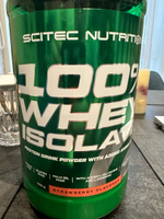 Протеин сывороточный изолят Scitec Nutrition 100% Whey Isolate 700 г Клубника #92, Ольга И.