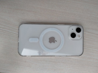 Прозрачный чехол для iPhone 13 с поддержкой MagSafe/ магсейф на Айфон 13 для использования магнитных аксессуаров, противоударный #70, Никколо М.