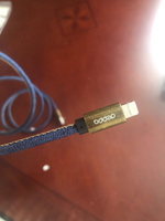 Кабель для телефона USB 3.0 - Lightning 8-pin MFI (сертификат) в джинсовой оплетке, длина 1.2м #7, Наталья С.