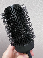 Термобрашинг OLIVIA GARDEN EXPERT ID2119 BLOWOUT SHINE Wavy Bristles Black Label 55 мм #21, Юлия