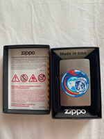 ZIPPO бензиновая зажигалка Гагарин Brushed Chrome #36, Роман М