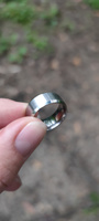 Кольцо широкое, унисекс, цвет серебро, ширина 8 мм, размер 16,5 #23, Елена П.