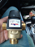 Термостатический трехходовой смесительный клапан 4.5kVs - 1" 20-55гр.TIM BL3170C04 #1, Сергей Т.
