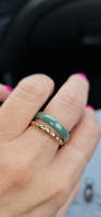 Кольцо керамика 4 мм Керамическое кольцо зеленый 16 #6, Наталья С.