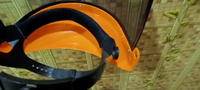 Маска защитная для работы с триммером 01 (сетка) оранжевая "BEEZMOTO" #8, Денис Ф.