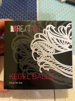 Вагинальные шарики RestArt Kegel Balls, секс игрушки, вагинальный тренажер Кегеля, смещенный центр тяжести, 3 шт. #6, Елена С.