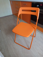 Складной стул ОКС - 1331 оранжевый, пластиковый, 1 шт. #1, Ольга О.