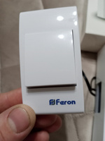 Звонок с кнопкой проводной Feron DB-101 электромеханический белый 230V Артикул 41504 #8, Сергей М.