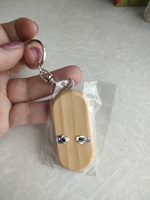 BambooWood USB-флеш-накопитель Брелок 64 ГБ, бежевый, горчичный #17, Наталья К.