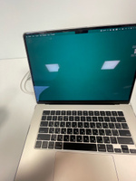 Apple MacBook Air 15 M2 Ноутбук 15", Apple M2 (8C CPU, 10C GPU), RAM 8 ГБ, SSD, Apple M2, MacOS, светло-бежевый, Русская раскладка #5, Анна Д.