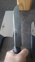 Набор стальных ножей (3 ножа + деревянная подставка из сосны) HuoHou 4-Piece Kitchen Knife Set Lite (HU0059), РУССКАЯ ВЕРСИЯ!!!, черный #19, Алексей Б.