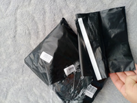 Курьерский упаковочный сейф пакет 170х240 мм, с клеевым клапаном, 45 мкм, 100 штук черный #3, Ольга М.
