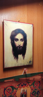 Икона "Иисус моргающий" или "Плат святой Вероники" 9x12 #4, Ирина Б.