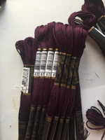 Нитки мулине Bestex 24 шт*8 м, нитки для вышивания, мулине хлопок, цвет № 872 #5, Алина Р.