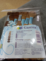 Нитки для вышивания мулине Gamma/ГАММА "СПЕКТР" 100% хлопок 7x8 м chocolate #37, Ольга В.