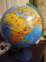 Globen Интерактивный глобус Земли физико-политический, 32 см., с LED-подсветкой + VR очки #6, Светлана О.