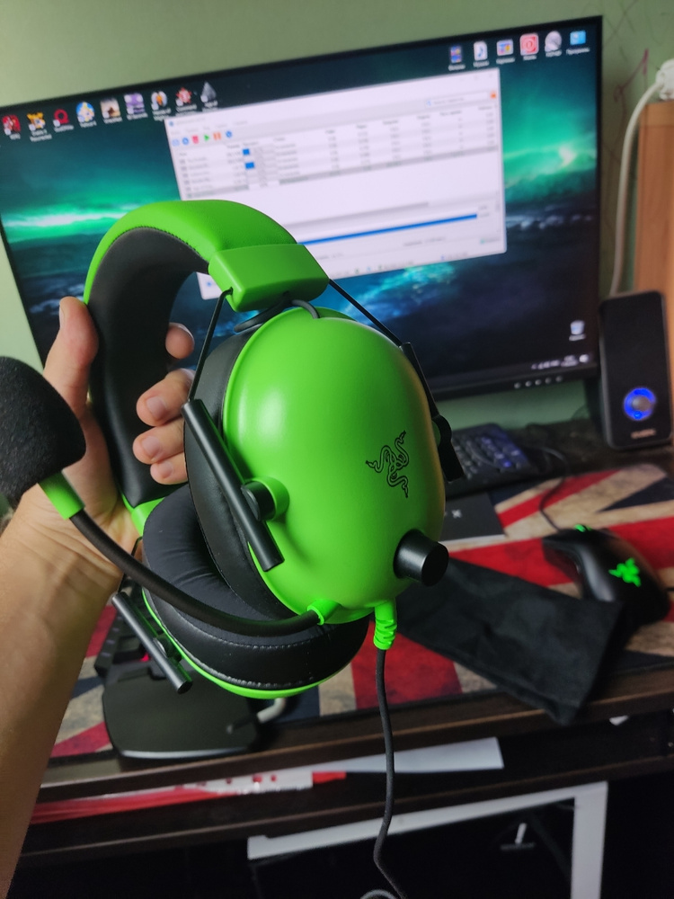 Наушники Накладные Razer Компьютерная гарнитура Blackshark V2 X ...