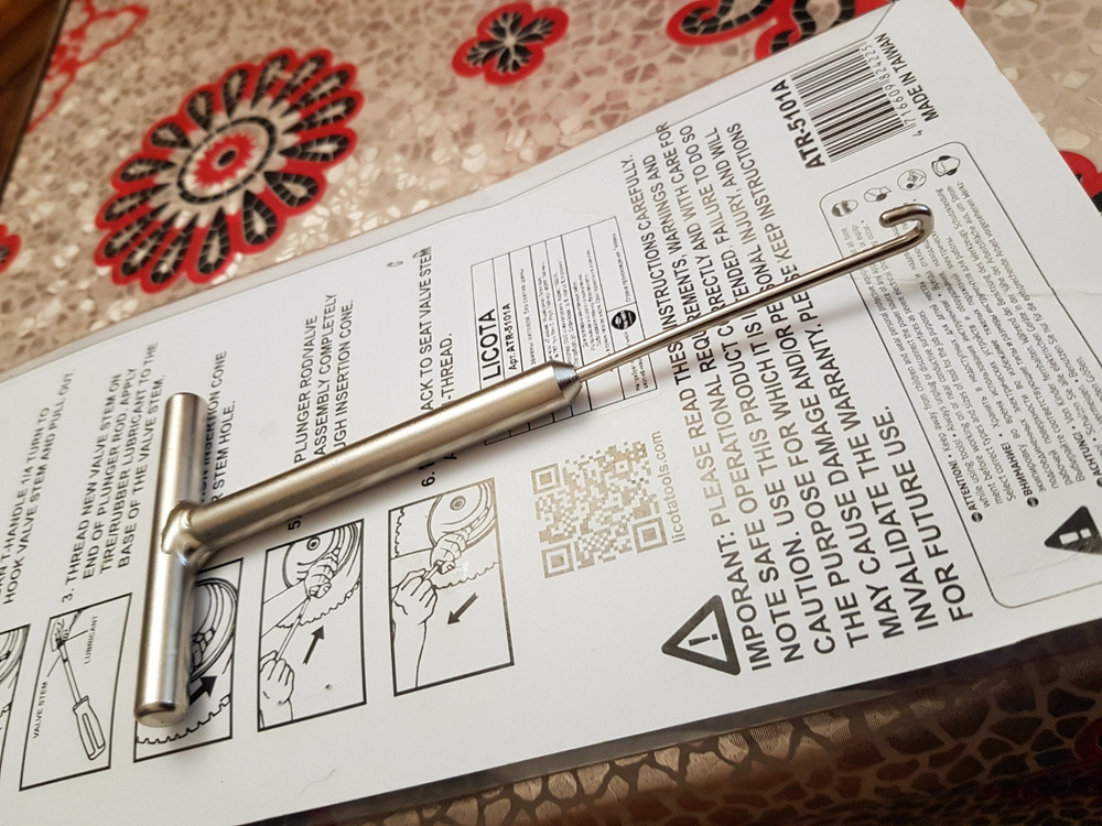 109 отзывов на Набор для замены ниппеля, без снятия шины ATR-5101A от ...