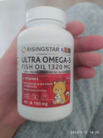Омега-3 рыбий жир для детей 3+ EPA 792/528 DHA капс.790 мг №60 райзингстар #8, Ольга З.