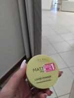 Eveline Cosmetic Пудра MATT MY DAY LOOSE POWDER рассыпчатая матирующая транспарентная BANANA (БАНАНОВАЯ), универсальный оттенок, 6 г #6, Елена Н.