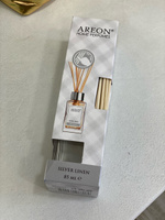 Ароматизатор AREON флакон 85мл HOME PERFUME STICKS 85ML SILVER LINEN PS12 #29, Ксения С.