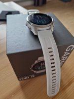 Часы Garmin Fenix 7S, серебристые с белым ремешком 010-02539-03 #3, Кирилл С.