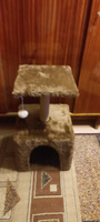 Домик для кошки с когтеточкой комплекс ZURAY, 36х36х62 см #1, Булгакова Гульнара