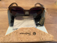 "Superstar Grey" от Timbersun, деревянные полуободковые женские солнцезащитные очки из дерева, ручная работа #6, Виктория 