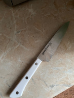 Кухонный нож универсальный для чистки и нарезки овощей, фруктов, колбасы и мяса Samura HARAKIRI 120мм SHR-0021W #60, Александр С.