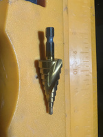 Сверло ступенчатое MATRIX, 4-20 мм, сталь HSS, спиральный профиль, шестигранный хвостовик, 72356 #3, Владимир Р.