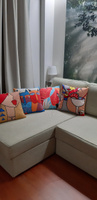 Zaberite Подушка декоративная Комплект  подушек 4 шт. коллекция Пикассо , 40x40 #86, ЕЛЕНА Б.