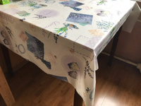 Скатерть клеенка на стол в кухню L'CADESI FLORISTA, размер 100х140 см, из ПВХ FL100140-038-01 #46, Tretyakova Yuliya