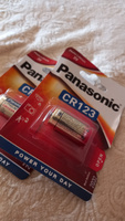 Батарейка Panasonic CR123А Lithium 3V, 2 шт #6, Светлана М.