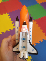 Детский космический корабль со светом и звуком, Veld Co / Игрушечная ракета для детей / Инерционный шаттл игрушка #3, Даша Л.