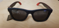 Galaxy Black от Timbersun, чёрные мужские вайфареры, деревянные поляризационные солнцезащитные очки из дерева, ручной работы. #7, Анна-Мария К.