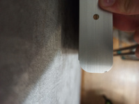 Планка универсальная торцевая для столешницы "Скиф" 26х625 мм, R9 - серебро матовое, 2 шт. #2, Алена А.