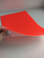 Доска / коврик для лепки Silwerhof Neon, А4, прямоугольная, пластик, оранжевая, толщина 1000 мкм #43, Екатерина А.