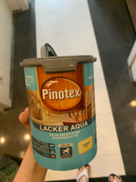 Лак для стен и мебели pinotex lacker aqua 1л матовый