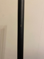 Штанга круглая для шкафа, перекладина в шкаф 1500 мм., 150 см. черная, с креплением #6, Дарья О.
